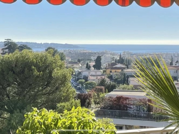 FOR SALE ANTIBES BADINE 4 ROOMS SEA VIEW - Tanit Immobilier